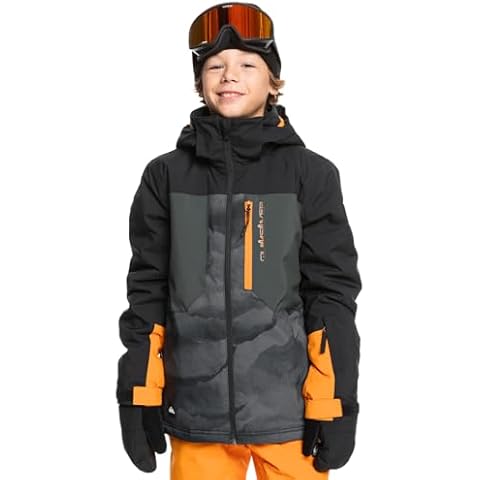 Quiksilver Boys Silvertip Snow Jacket, True Black Cover