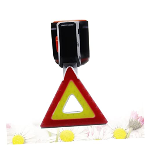 Toddmomy USB Rechargeable LED Bike Taillight with Triangle Sign Shape Light Modes Easy to Mount Cycling Safety Flashlight for Road Bikes