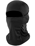 fuinloth Sturmhaube, Skimaske Balaclava, Motorrad Fahrrad gesichtshaube für Herren/Damen Schwarz