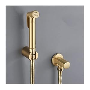 Hcvyqmmj Złoty Bidet Ręczny z Wężem