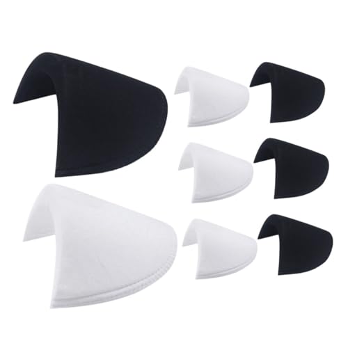 COLLBATH 4 Pairs of Anti Slip Sponge Shoulder Pads for Women 15 & 10 Ideal Clothing Accessory for Suits and Jackets Enhances Fit and Style