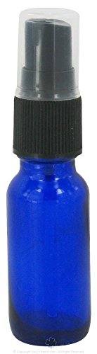 Wyndmere Naturals - Cobalt Blue Glass Bottle with Mist Sprayer - 0.5 oz.