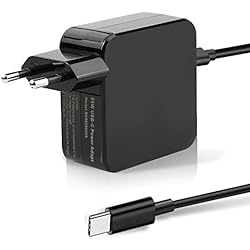 Cargador Huawei Matebook D15 65W USB C Cargador,prar Lenovo ThinkPad DELL HP ASUS Acer Samsung Google Huawei Matebook y más Dispositivos Type C Adaptador Cargador