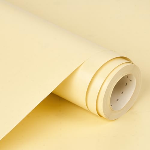 Gelbes, mattes Geschenkpapier: 12 m x 43 cm, einfarbig, leuchtend, ideal für Weihnachten, Geburtstage, Hochzeiten und als Geschenkverpackung