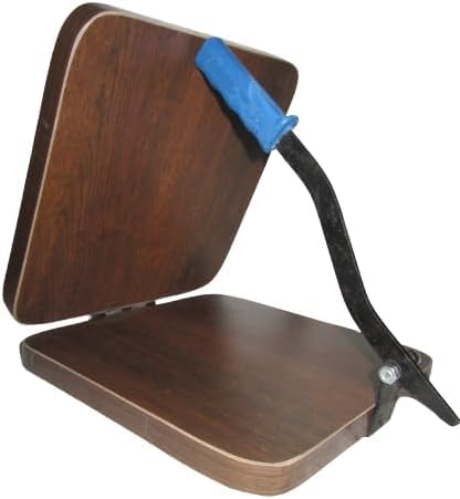 Wooden Manual Heavy Square Wooden Board Papad-Puri-khakhra Press Maker Plywood Machine with Iron Handle Roti Maker Press Machine with Handle for Kitchen Home (10 Inch)