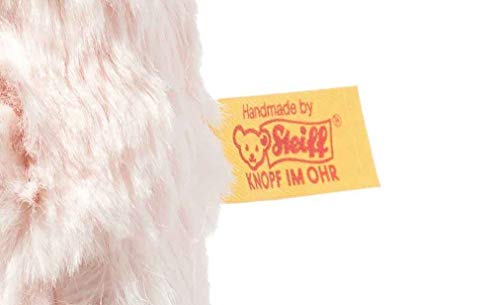 Steiff 112539 Original Plüschtier Anhänger Tilda Hase, Soft Cuddly Friends Kuscheltier ca. 7 cm, Markenplüsch mit Knopf im Ohr, Schmusefreund für Babys von Geburt an, rosa – Bild 3