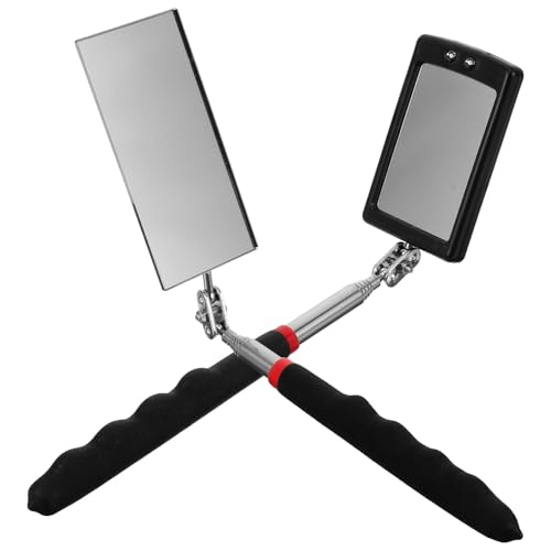 Cabilock �L�k��LED���C�g�t�������~���[ 2�� �Ԓ�_���p�t���L�V�u���L�k�� �V���[�V�ώ@�p�����Ԍ����~���[ �H��_�� �����e�i���X�p