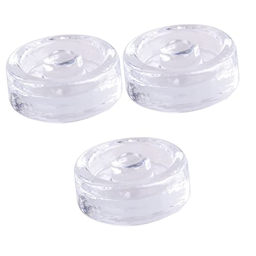 BESTonZON 3Pcs Peso de Cristal Fermentado Boca Grande Tarro de Mason Frascos de Boca Grande Peso de...