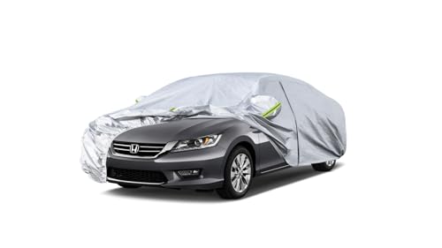 Image of Kaugung 6 Layers Car Cover Custom Fit Honda Accord Sedan from 2002 to 2025, Waterproof All Weather Resistant Outdoor Indoor Sun Rain Dust Snow Protection. (USA Warehouse, Within 3-7 Days)