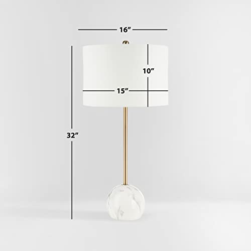 Lámpara de Mesa SAFAVIEH Kyrene 32 pulg Mármol Dorado miniatura 4
