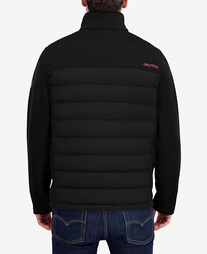 Image of Nautica Men's Lightweight Softshell Jacket - Bonded Fleece Lining, Regular, Big & Tall Sizes