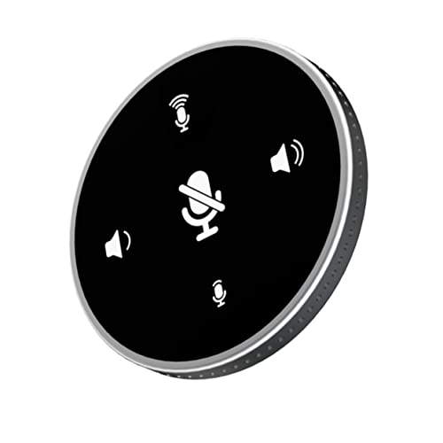 Microphone rond portable BESTonZON USB avec captation omnidirectionnelle