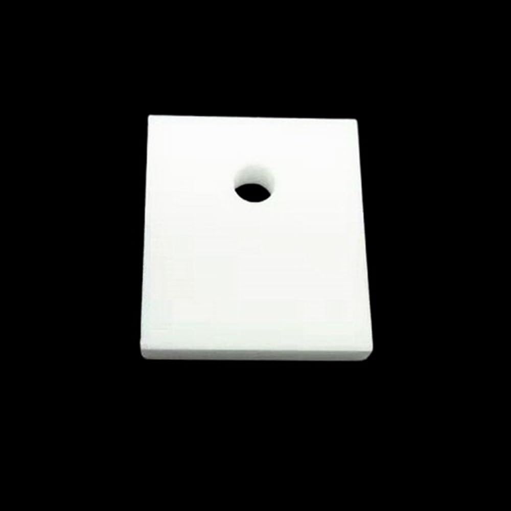 Radiator tranzystorowy dużej mocy z otworem — płyta ceramiczna z tlenku glinu (0,635/1 mm) do TO-220, TO-247 i innych(17x22x0.635mm)