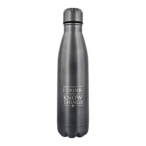 Game Of Thrones Mdb25400 Botella de Acero, Unisex Adulto, Multicolor, 500 ml