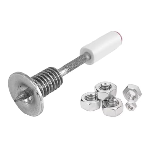 EMNDR 50 PCS Mini Cannon Nail M8 with Screw and Nut for Ceiling Tiles