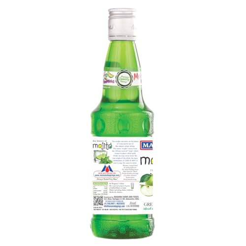 Image of Manama Green Apple Fruit Syrup for Mocktails and Cocktails (750ML)