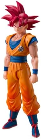 TAMASHII NATIONS S.H.フィギュアーツ ドラゴンボール超 超サイヤ人ゴッド孫悟空〈神の気を纏いし姿〉約145mm PVC&ABS製 塗装済み可動フィギュア