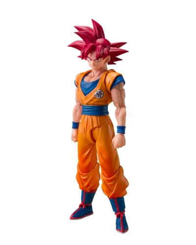 TAMASHII NATIONS - Dragon Ball Super - Super Saiyan God Son Goku (God Aura) S.H.Figuarts Action Figure