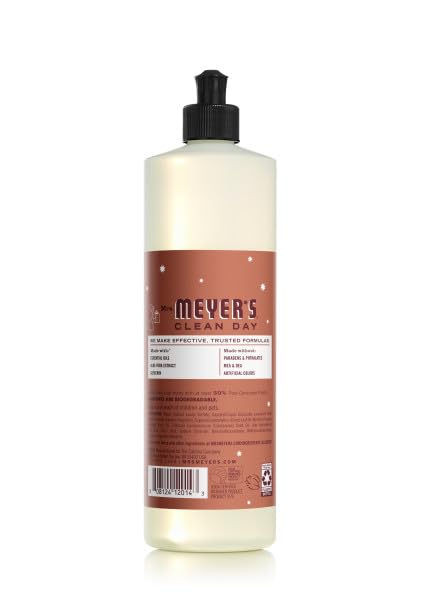 Image of Mrs. MEYER'S CLEAN DAY Dish Soap, Gingerbread, 16 Fl Oz (Pack of 6)