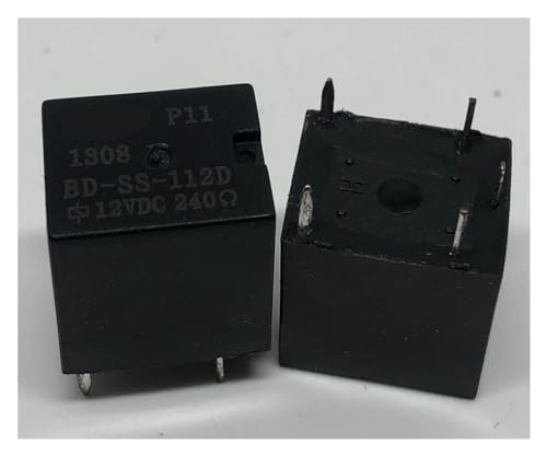 Relé electromecánico BD-SS-112D 12V T78-1C de cinco terminales 2