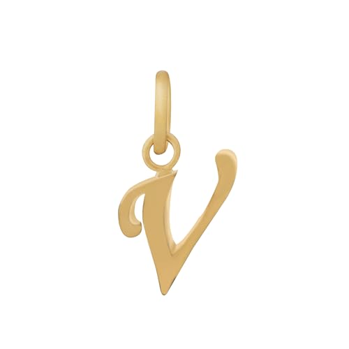 Image of Bangalore Refinery 22kt (916) Purity Gold Alphabet Pendants