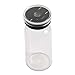 20mm Black Flip Top Caps-100 Pcs Aluminum-Plastic Black Caps for Glass Vial