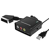 DIGITNOW! Convertidor de Captura de vídeo USB, Scart o VHS a DVD Digital Grabber Grabador, Capturadora Digitalizadora de vídeo