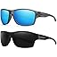 2pack Black+clear Gray Frame/Blue Mirror Lens 2pack Black+clear Gray Frame/Blue Mirror Lens