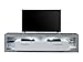 Produktbild trendteam smart living - TV-Lowboard Fernsehschrank Fernsehtisch groß - Wohnen - Rock - Aufbaumaß (BxHxT) 200 x 48 x 44 cm - Farbe Stone mit Weiß Hochglanz - 182685235