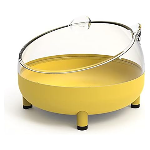 YLSAFET Elevated Dog Cat Stainless Steel Bowls, 15° Tilted Raised Cat Food and Water Bowls, Pets Feeder Bowl and Water Bowl, Nonslip No Spill Pet Feeding Bowls (Multicolor) (Color : B) Cover