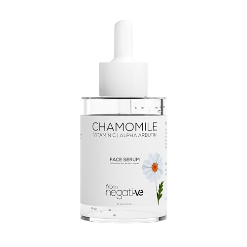 Image of Advanced Brightening Chamomile & Vitamin C Face Serum for Pigmentation, Dark Spots & Redness | Alpha Arbutin, Niacinamide & Hyaluronic Acid | Lightweight Brightening Face Serum for Indian Skin | 30ml
