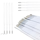 60 Stück Kugelschreiber Ersatzminen 1,0mm, Kunststoff Kugelschreiber Minen, Kugelschreiberminen blau, austauschbare Kugelschreiberminen für Büro, Geschäft, Schule und Zuhause