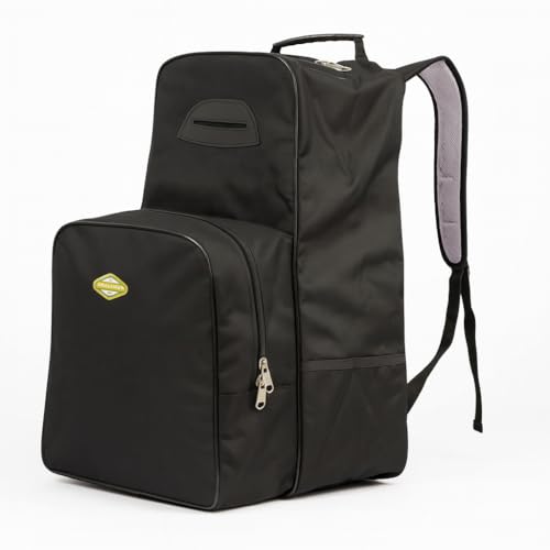 Mochila HDR Compartimentos para Bota e Capacete Bolsa de Acessórios de Montaria Hipismo E Equitação Preta