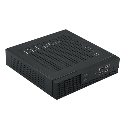 Mini ITX Computer Case HTPC Host Chassis USB2.0 ITX Enclosure Industrial Control Chassis for Business Easy Install Easy to Use miniatura 7