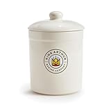 King Arthur Baking Company Classic Sourdough Storage Crock, Ceramic, Non-Reactive Glaze, 1-Quart Capacity