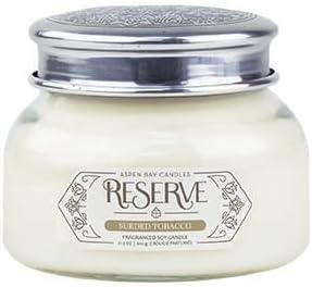 Reserve 2015 Edition Aspen Bay 20 oz Jar Candle Sueded Tobacco