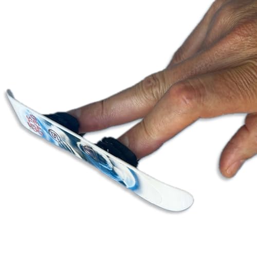 Finger Sliders Dead Sled Mini Snowboard – Finger Board with Bindings for...