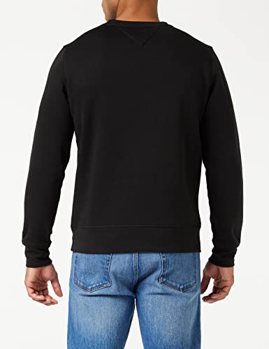 Tommy Hilfiger Sweat Homme Tommy Logo Sans Capuche, Noir (Black), L - Image 5