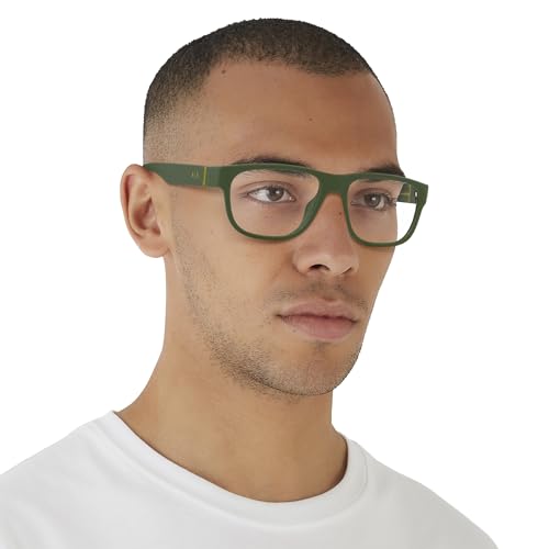 Image of Armani Exchange mens Ax3102u Universal Fit Square Prescription Eyewear Frames
