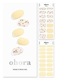 ohora Semi Cured Gel Nail Strips (N Freesia) - Works with Any Nail Lamps, Salon-Quality, Long...
