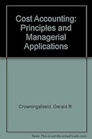 Cost Accounting: With Managerial Applications 0395343208 Book Cover