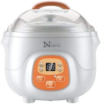 Narita Travel Mini Slow Cooker Digital Electric Stew Pot 0.7L By HNDtek