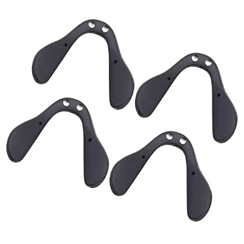 HOMOCONO 4pcs Adjustable Nose Pads for Eyeglasses Anti-Slip Cushions for Cycling Outdoor Sports Comfortable Design for All Frame Types Fits Sunglasses Optical Glasses
