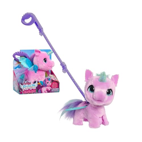 Just Play Unicornio Interactivo furReal Fly-A-Lots Alicorn Interactive Toy; Juguetes para niños a Partir de 4 años