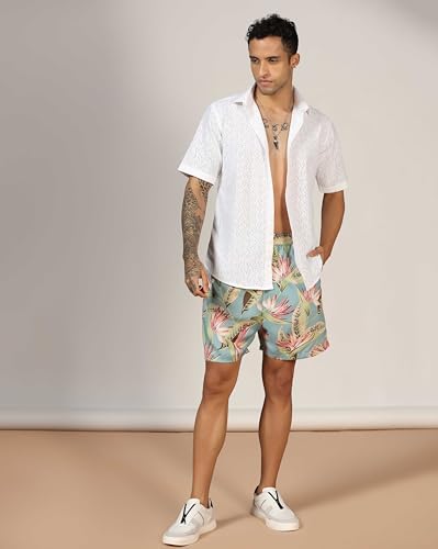 Image of DHRUVI TRENDZ Shorts for Men | Boxer Shorts for Men | Men Shorts | Cargo Shorts | Shorts for Men Beach Wear | Printed Shorts | Men's Regular Fit Shorts