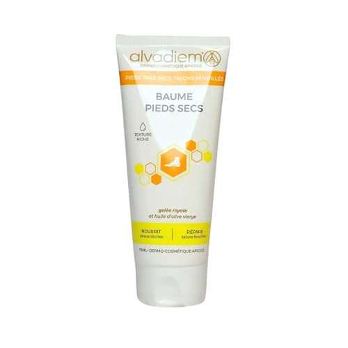 BAUME PIEDS SECS 150ml à la gelée Royale - Pieds très secs - Fabriqué en FR - Alvadiem