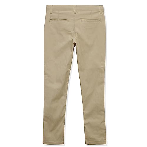 Image of Girls 4-20 Stretch Fabric Adjustable Waist Skinny School Pant