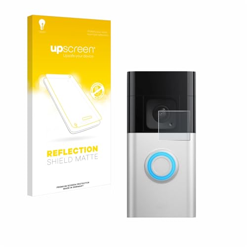upscreen Anti-Glare Screen Protector compatible with Ring Battery Video Doorbell Pro – Protection Film Matte