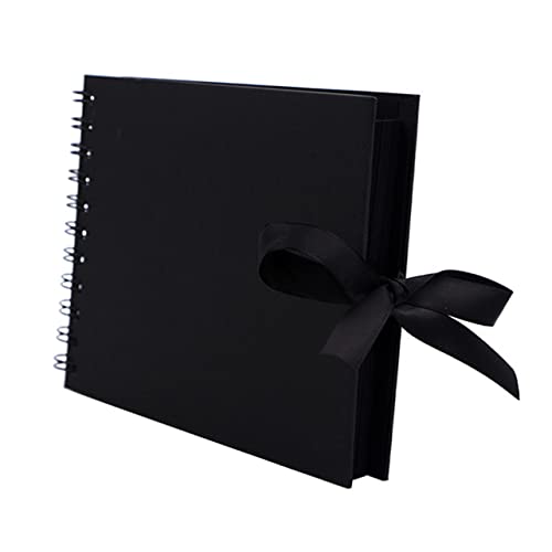 MAGICLULU 1 Pieza Álbum de Fotos Handmade Moño Scrapbook Retro y Momentos Especiales y Celebraciones