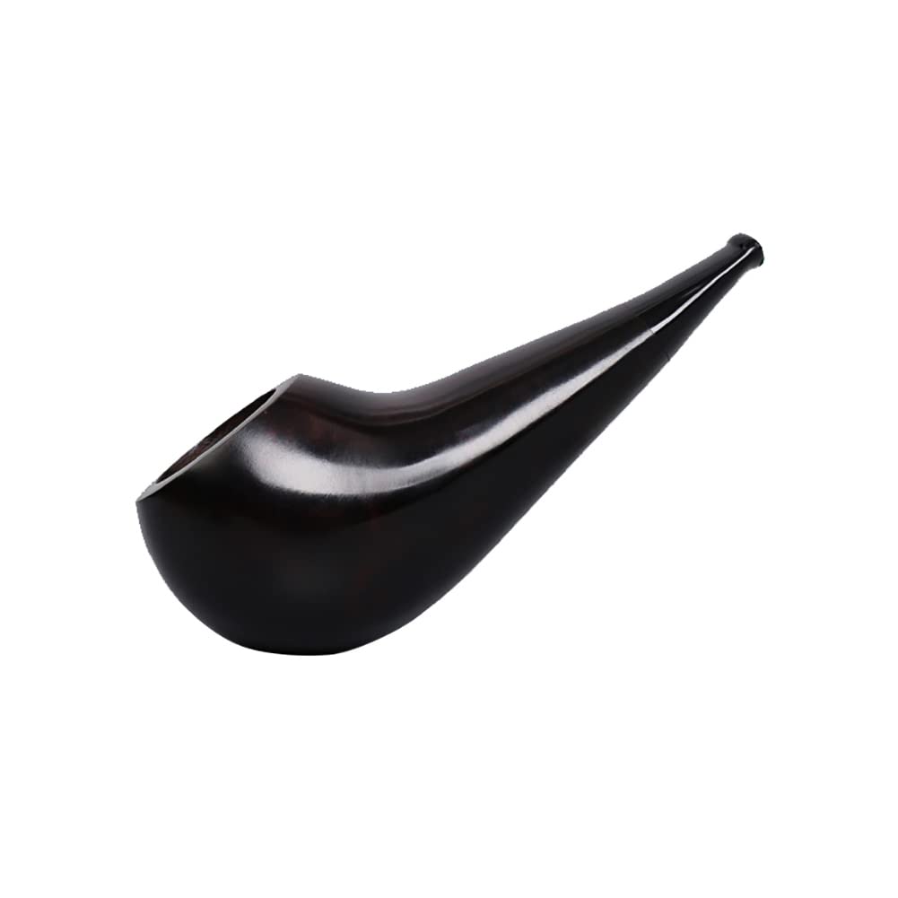 XWZ 3.5in Portable Wooden Tobacco Pipe for Men Smokers, Handmade Smoking Pipe Kit, Mini Pocket Tobacco Pipes with Pipe Scraper, Pipe Filter and Tobacco Pipe Stand(Color:B)